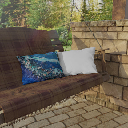 Elucidation Elegance Outdoor Pillow - Patio Cushion