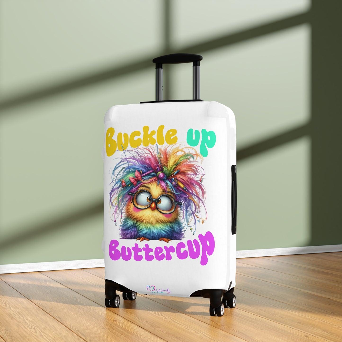 Buckle up Buttercup - Luggage Cover