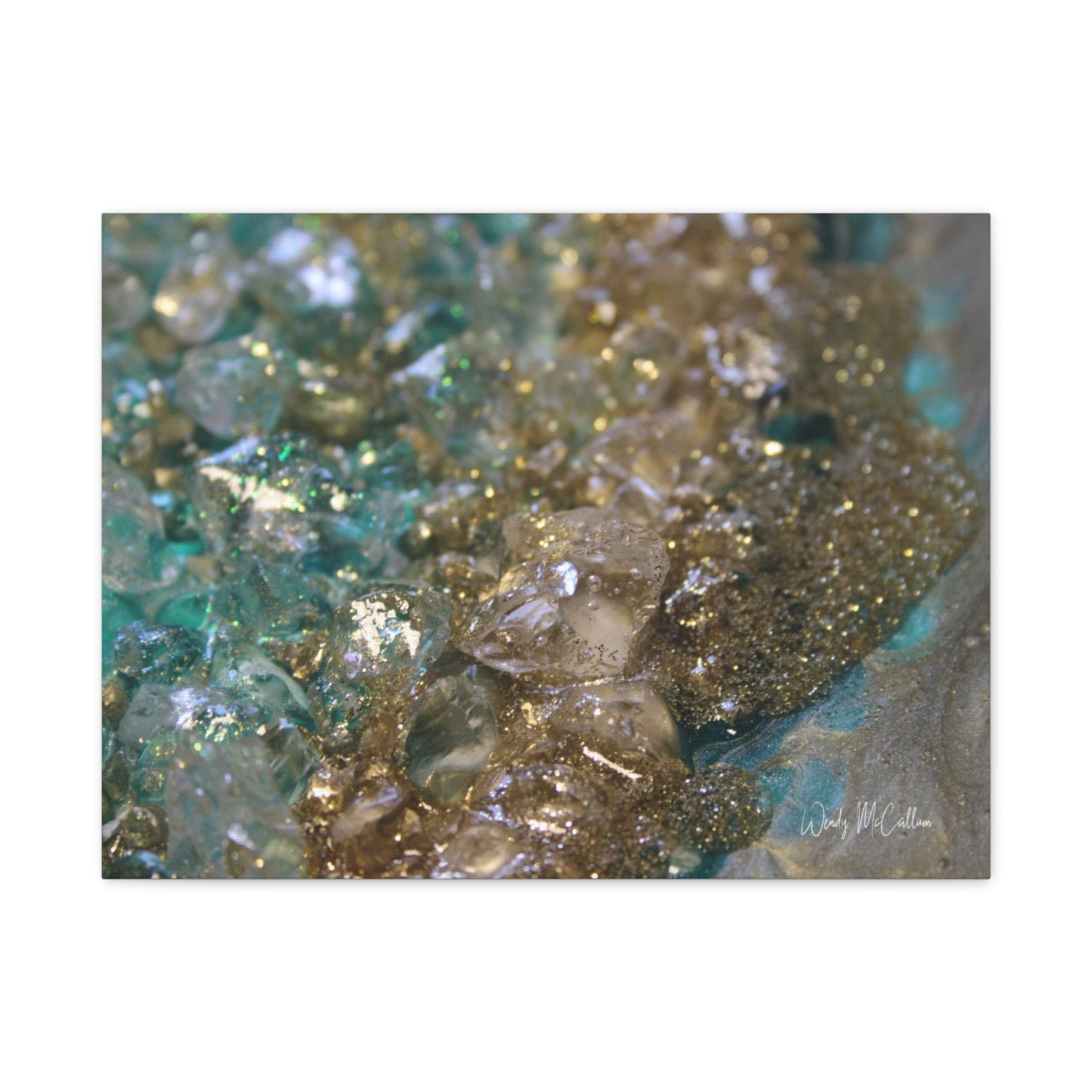 Dioptase Canvas Wall Art - Opulence