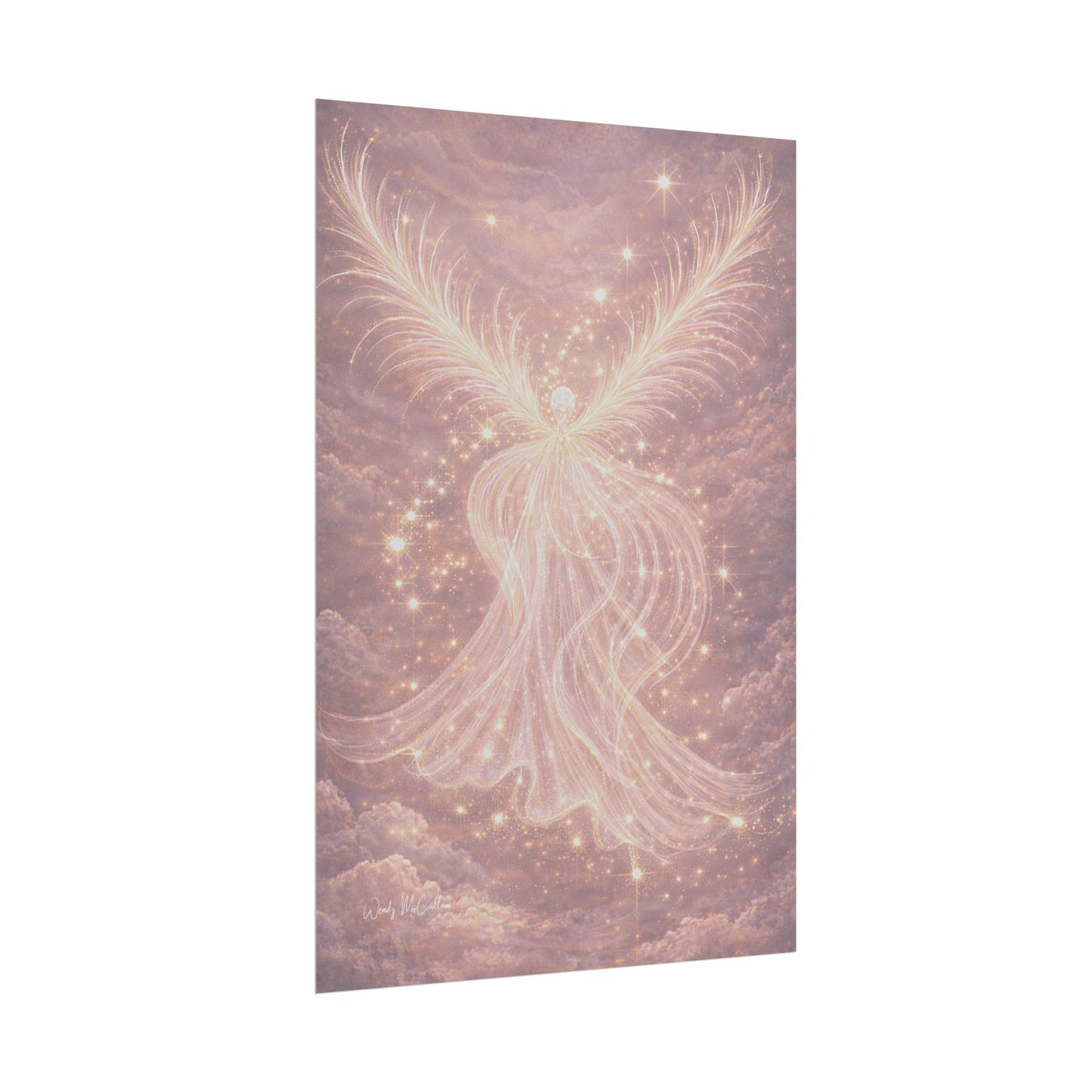 Archangel Chamuel – Fine Art Print | Angel of Love, Peace & Emotional Healing