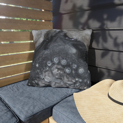 Grey  Moonstone  Elehance Outdoor Pillow — Patio Cushion