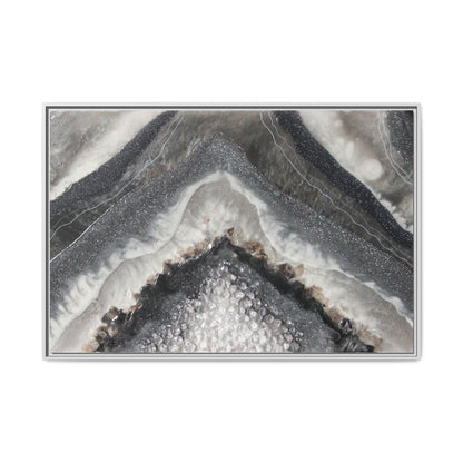Grey Moonstone Framed Print - Splendour