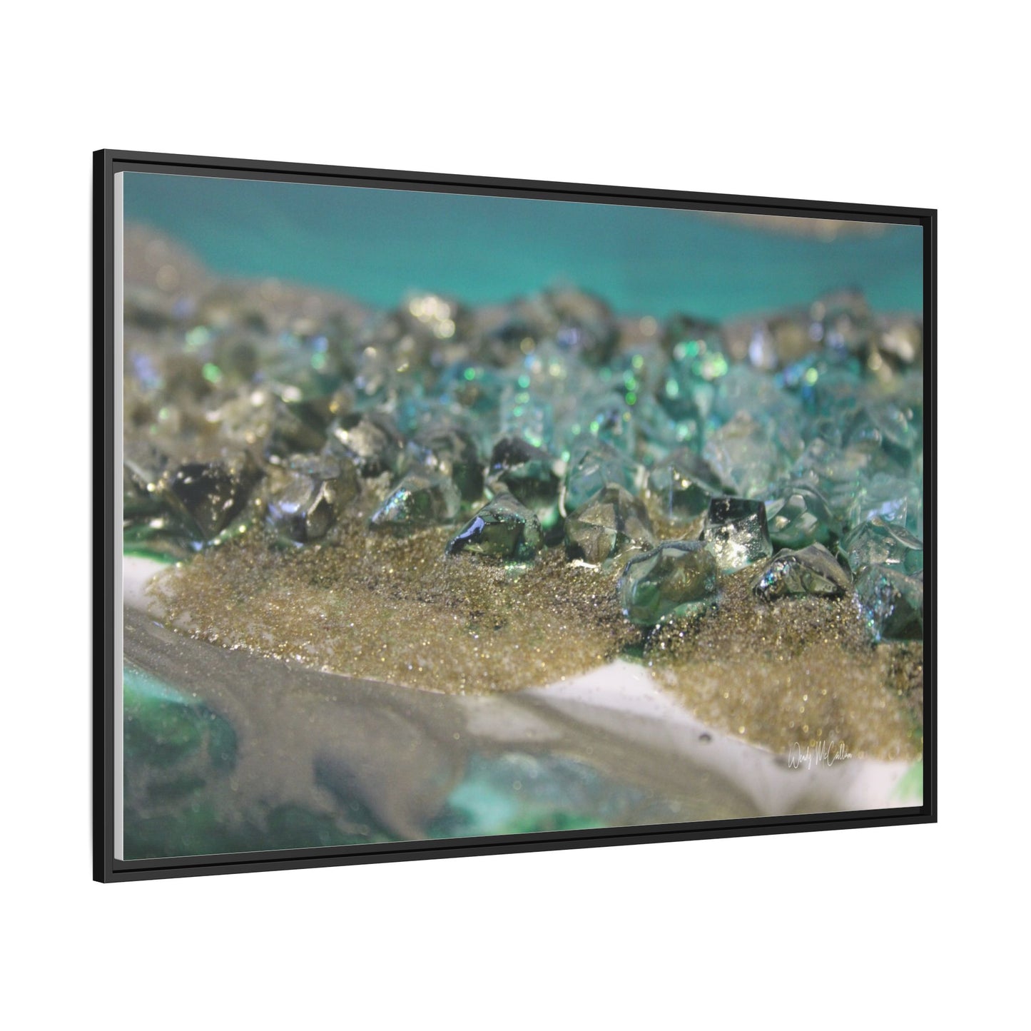 Dioptase Framed Print - Elegance