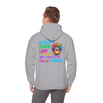 I’m Mainly Peace, Love & Light… with a Little Bit of “Go F💫ck Yourself” – Naughty But Nice Hoodie