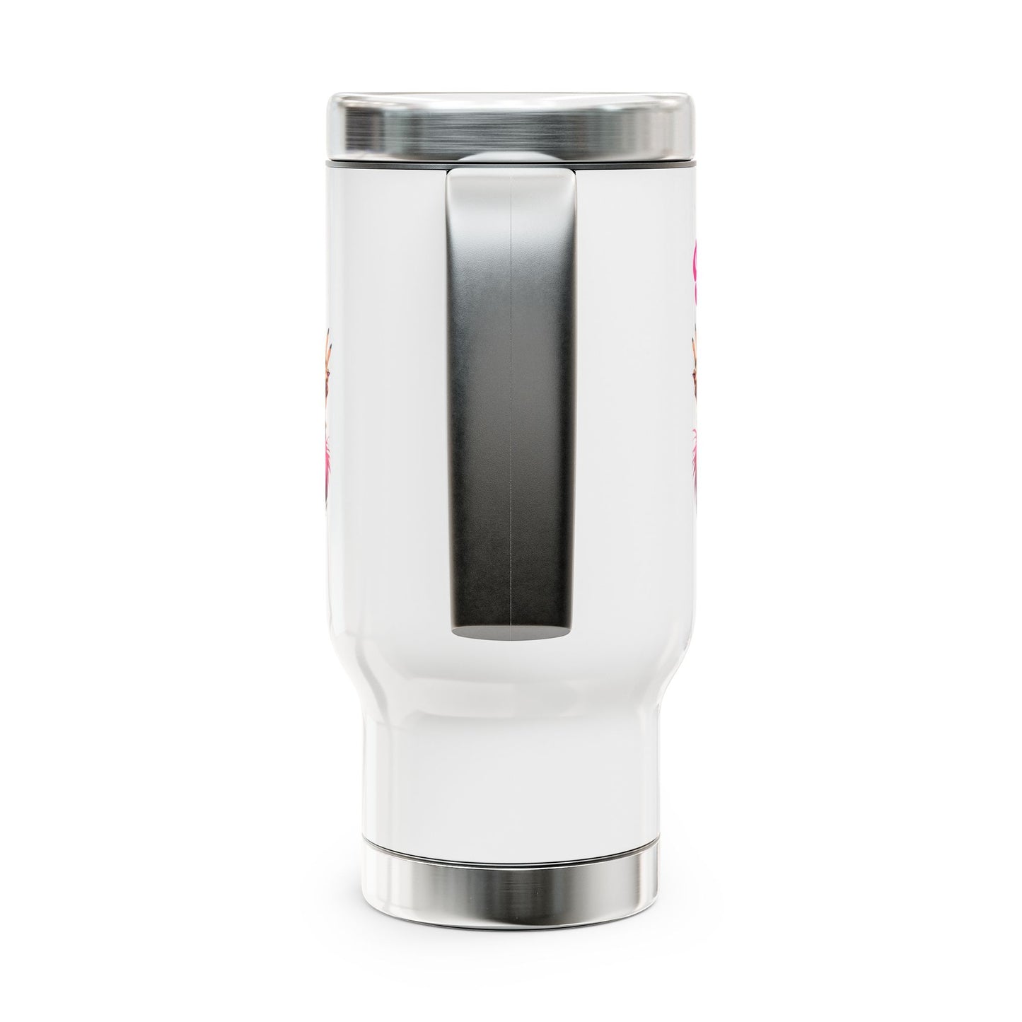 Peace Out – Glam Confidence Woman in Her Prime Stainless Steel Travel Mug (14oz)