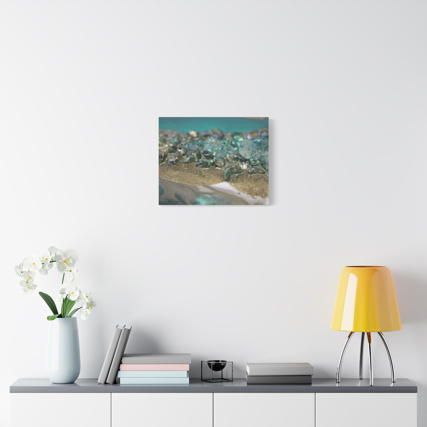 Dioptase Canvas Wall Art - Elegance