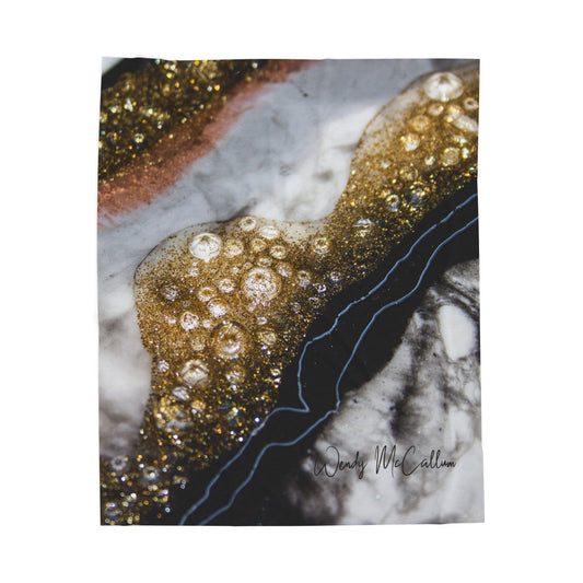 Alchemy Elegance - Velveteen Plush Blanket