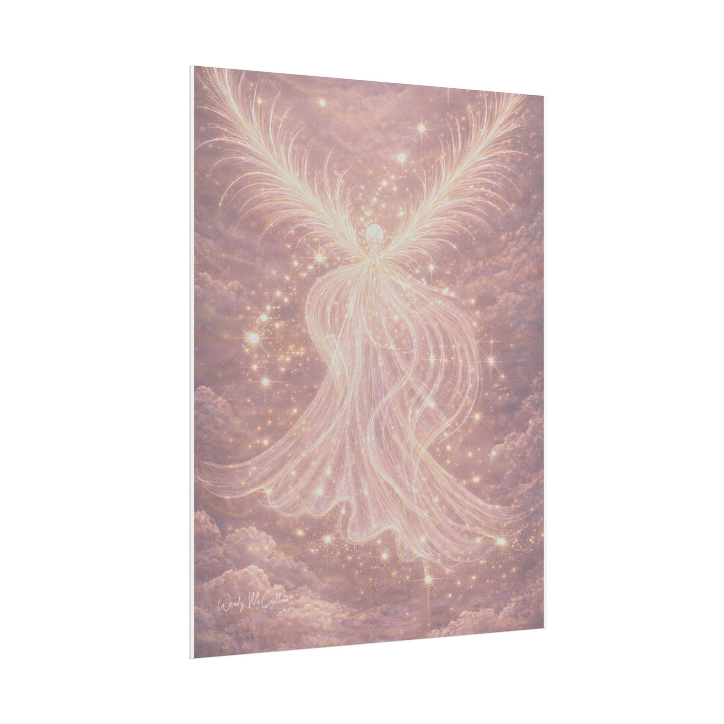 Archangel Chamuel – Fine Art Print | Angel of Love, Peace & Emotional Healing