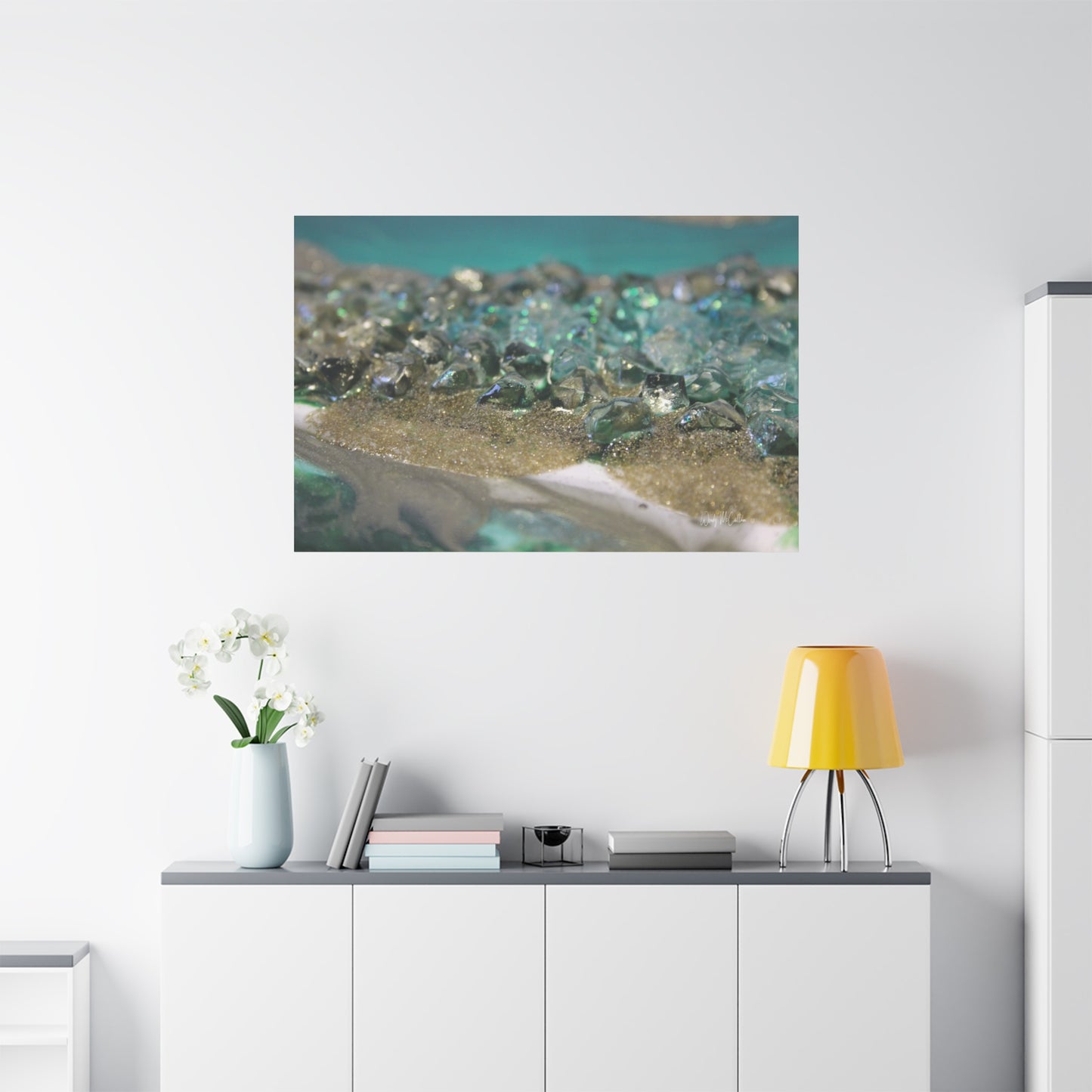 Dioptase Canvas Wall Art - Elegance