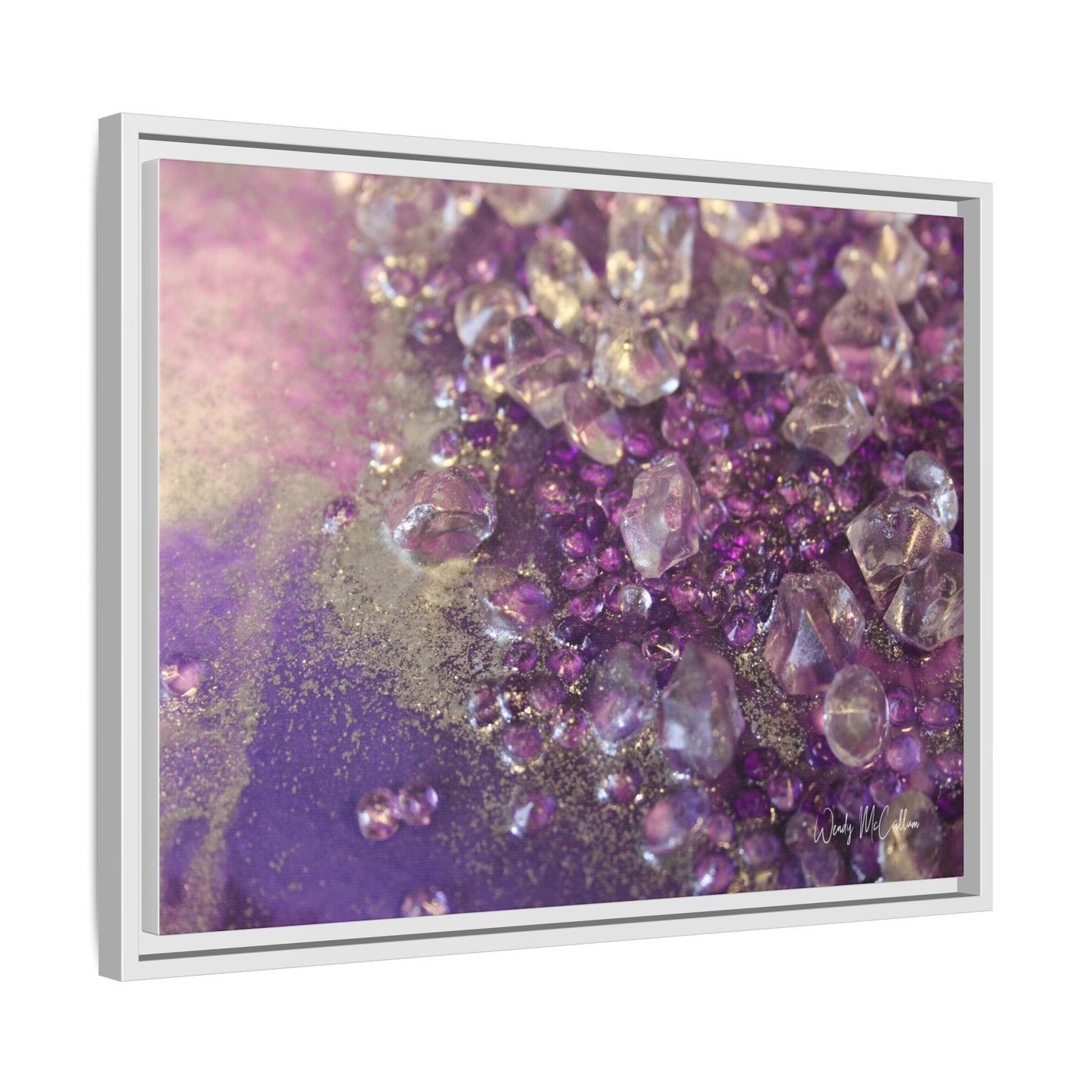 Amethyst Dreams Framed Print - Opulence