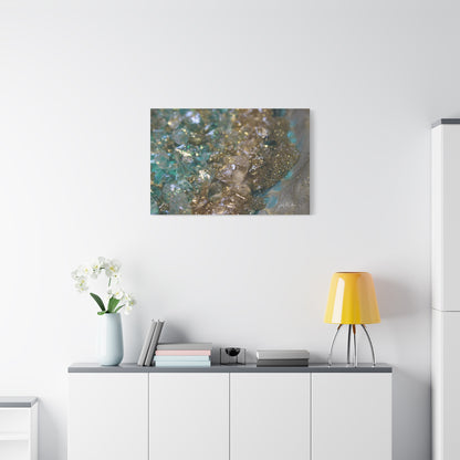 Dioptase Canvas Wall Art - Opulence