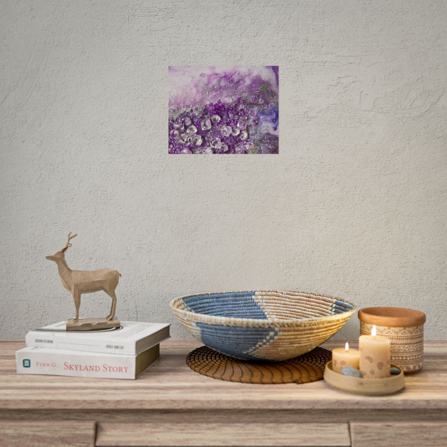 Amethyst Dreams Fine Art Print - Elegance