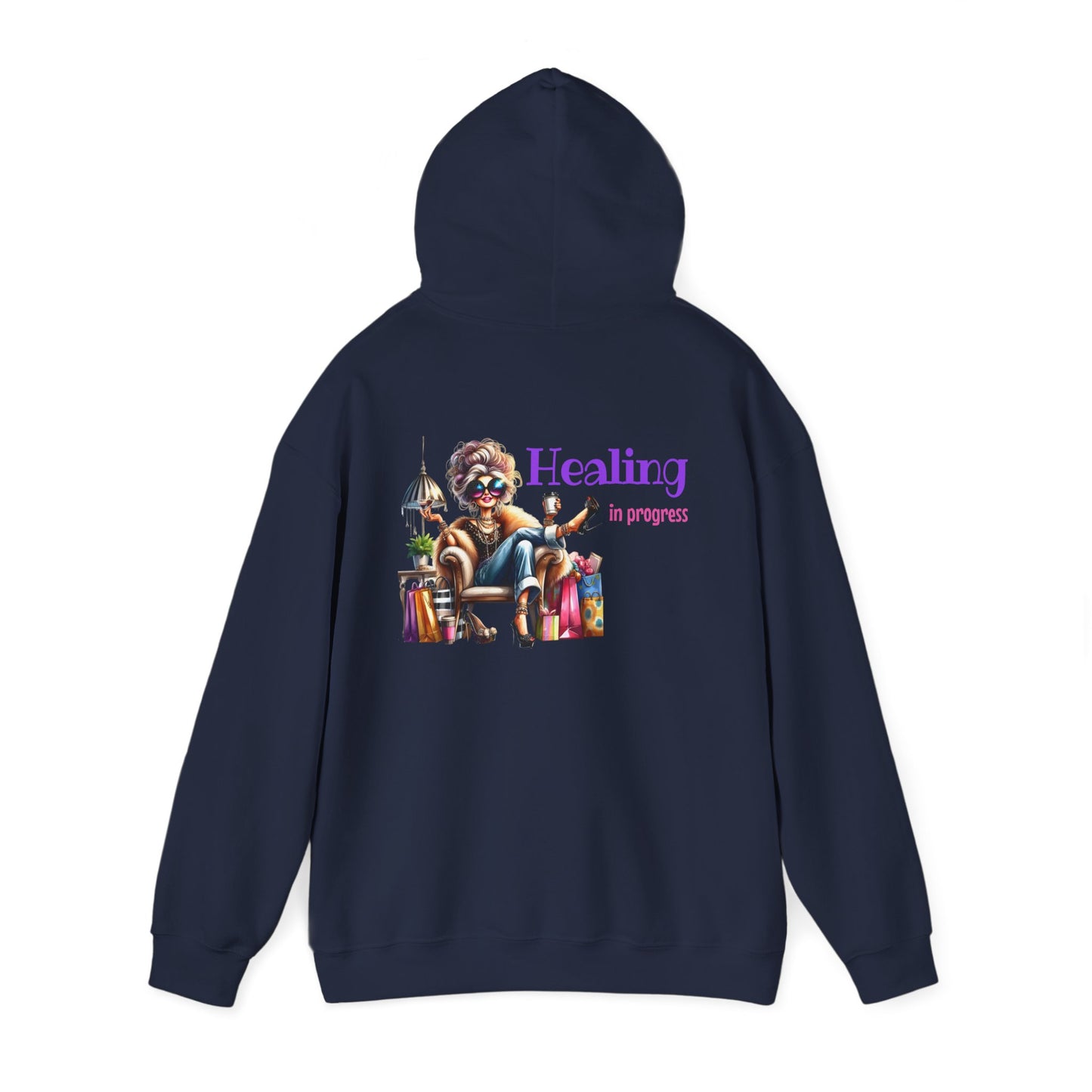 Healing in Progress – Strong Woman Empowerment Hoodie
