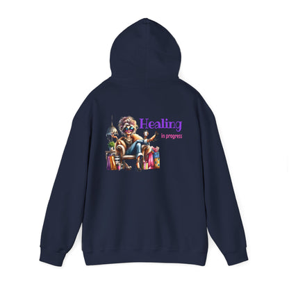 Healing in Progress – Strong Woman Empowerment Hoodie