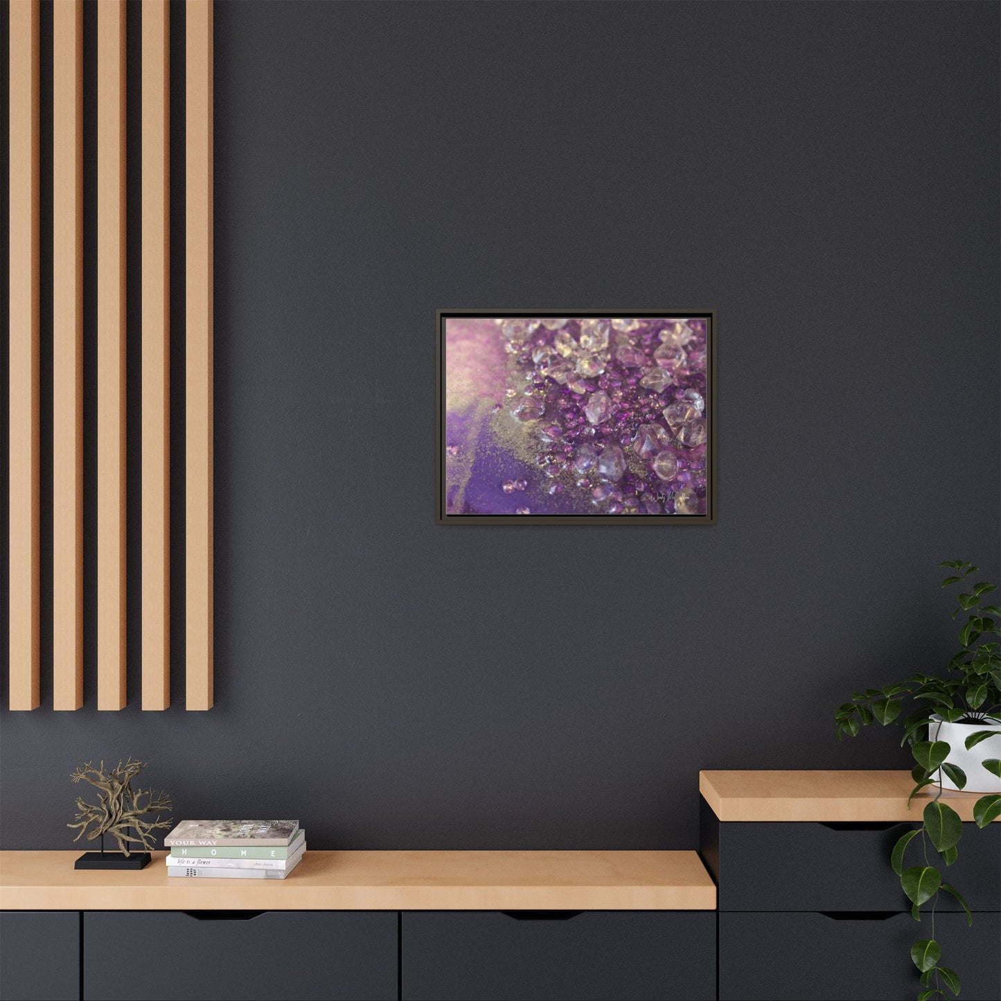 Amethyst Dreams Framed Print - Opulence