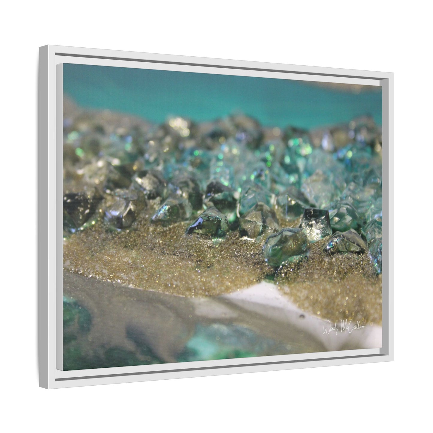 Dioptase Framed Print - Elegance