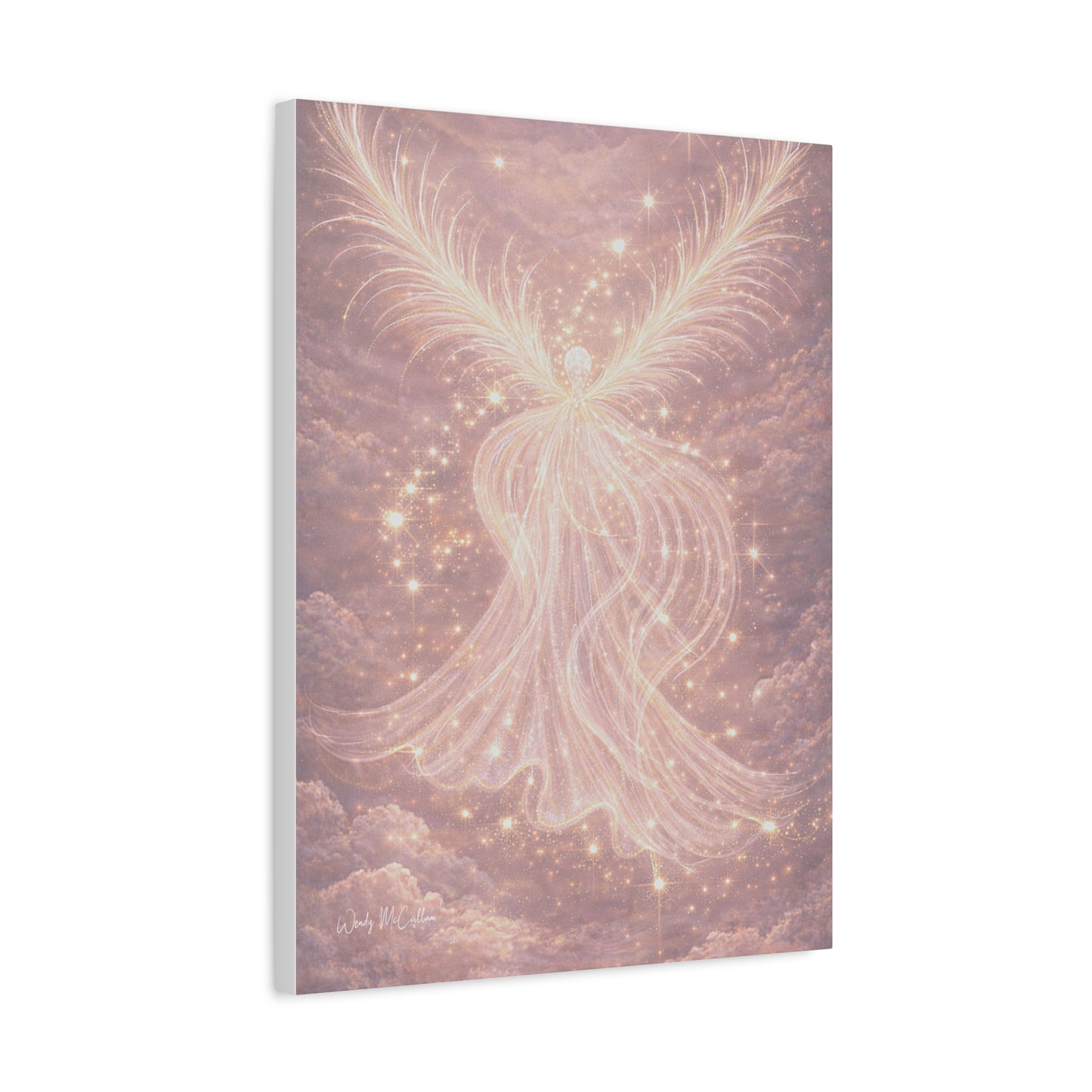 Archangel Chamuel Canvas – Love, Peace & Heart Healing