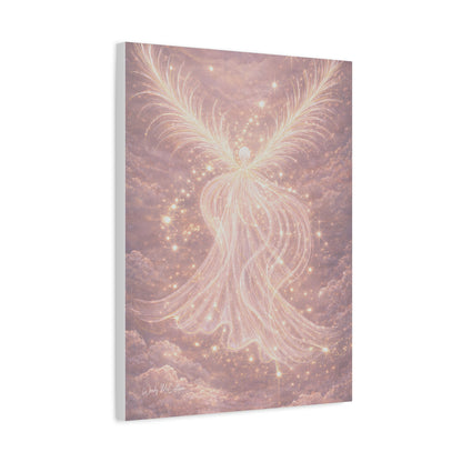 Archangel Chamuel Canvas – Love, Peace & Heart Healing