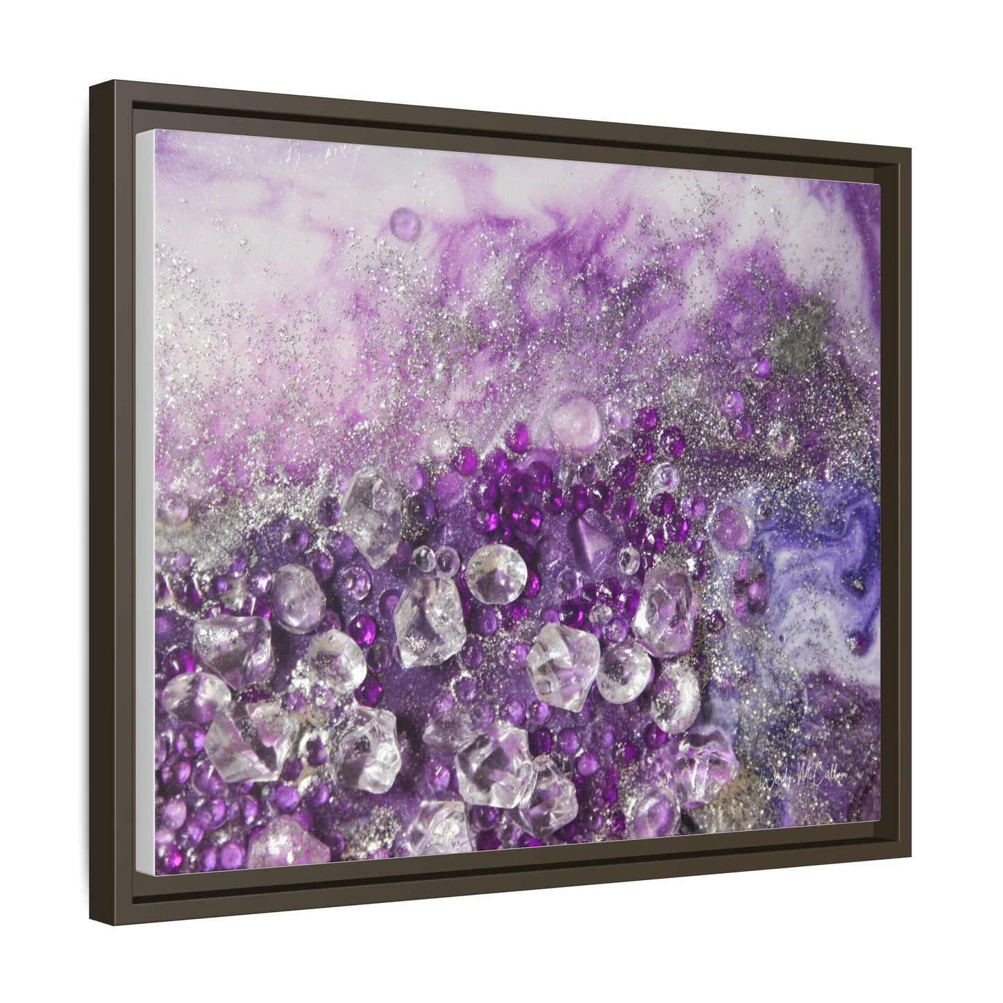 Amethyst Dreams Framed Print - Elegance