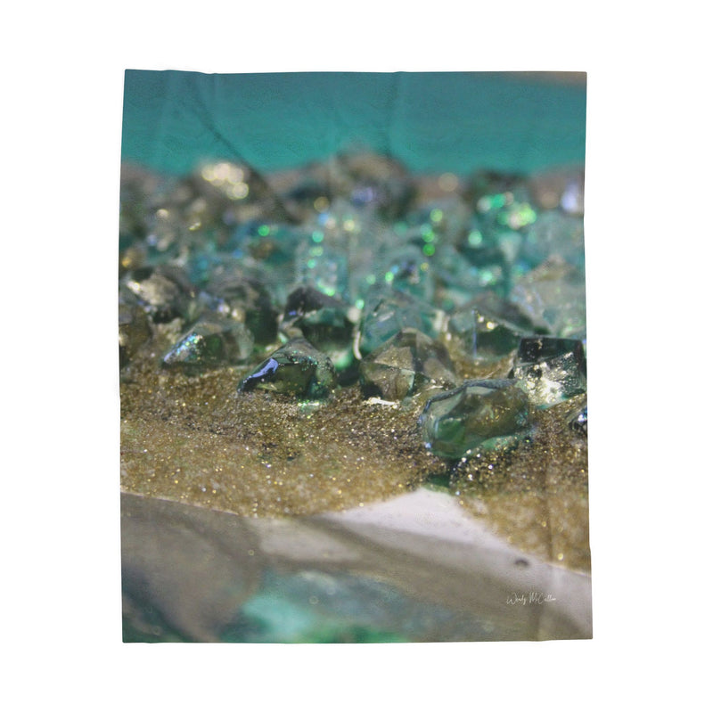 Dioptase Elegance - Velveteen Plush Blanket