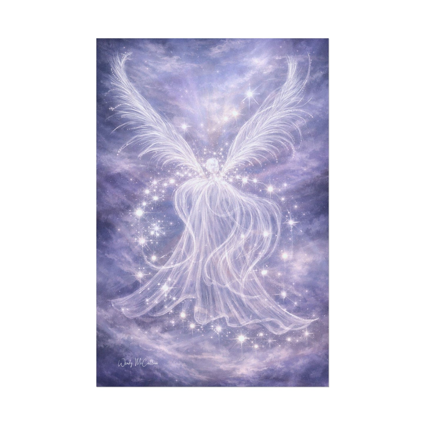 Archangel Jeremiel – Fine Art Print | Angel of Insight, Life Review & Spiritual Clarity