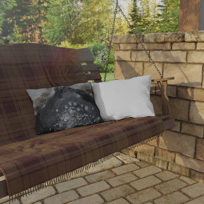 Grey  Moonstone  Elehance Outdoor Pillow — Patio Cushion