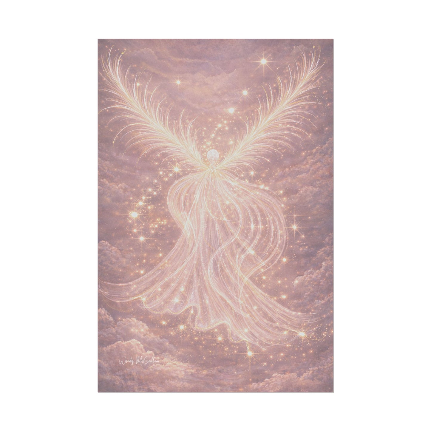 Archangel Chamuel – Fine Art Print | Angel of Love, Peace & Emotional Healing