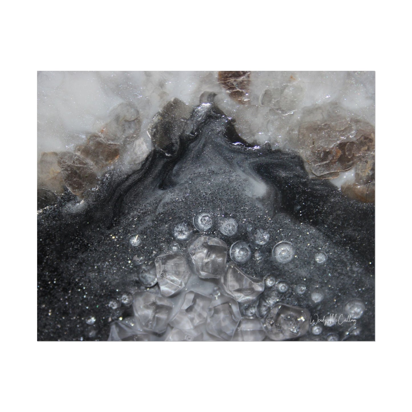 Grey Moonstone Fine Art Print - Elegance