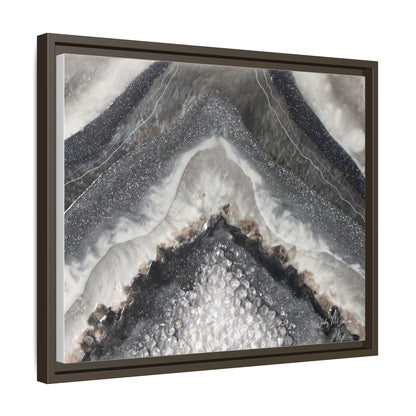Grey Moonstone Framed Print - Splendour
