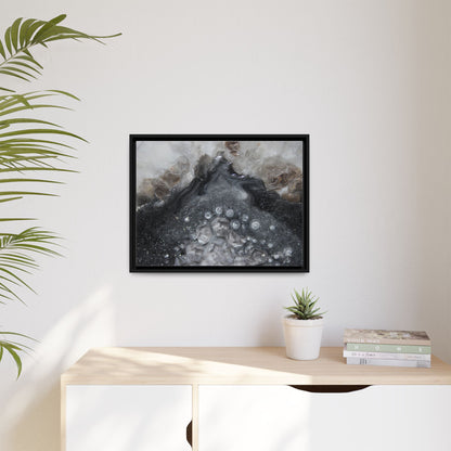 Grey Moonstone Framed Print - Elegance