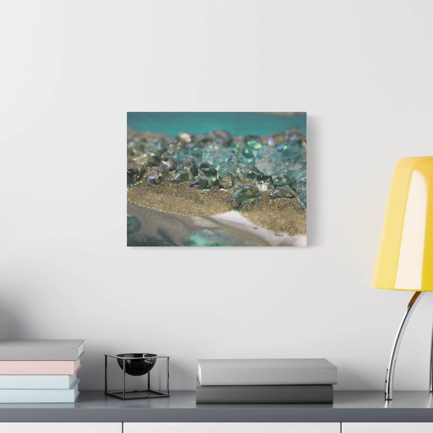 Dioptase Canvas Wall Art - Opulence