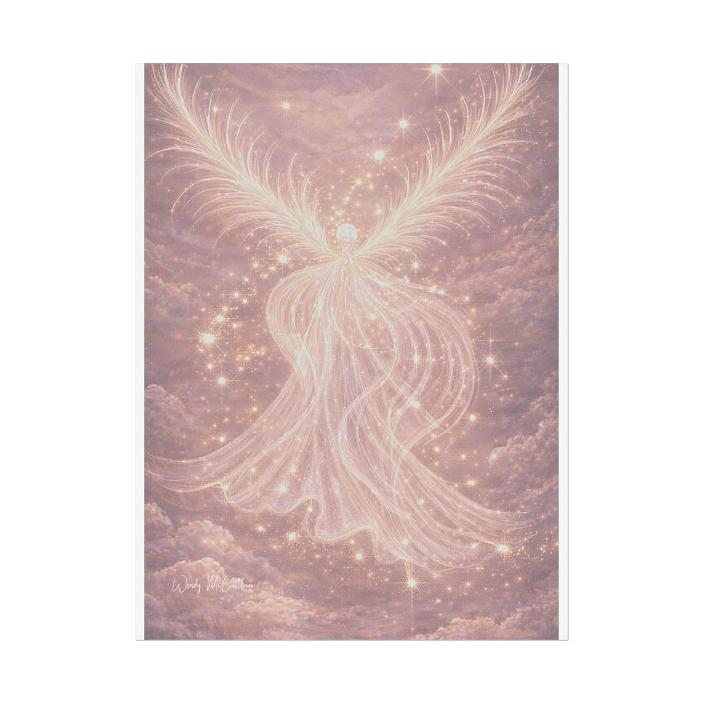 Archangel Chamuel – Fine Art Print | Angel of Love, Peace & Emotional Healing
