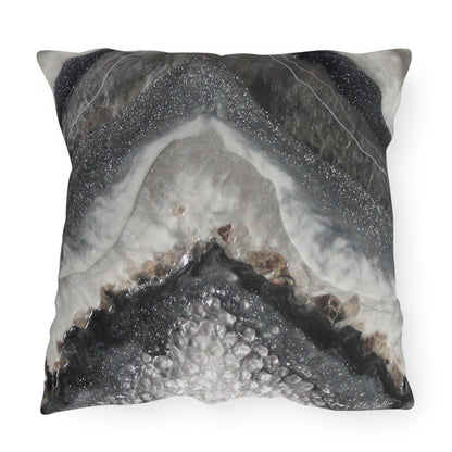 Grey Moonstone Splendour Outdoor Pillow — Patio Cushion