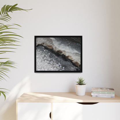 Grey Moonstone Framed Print - Opulence