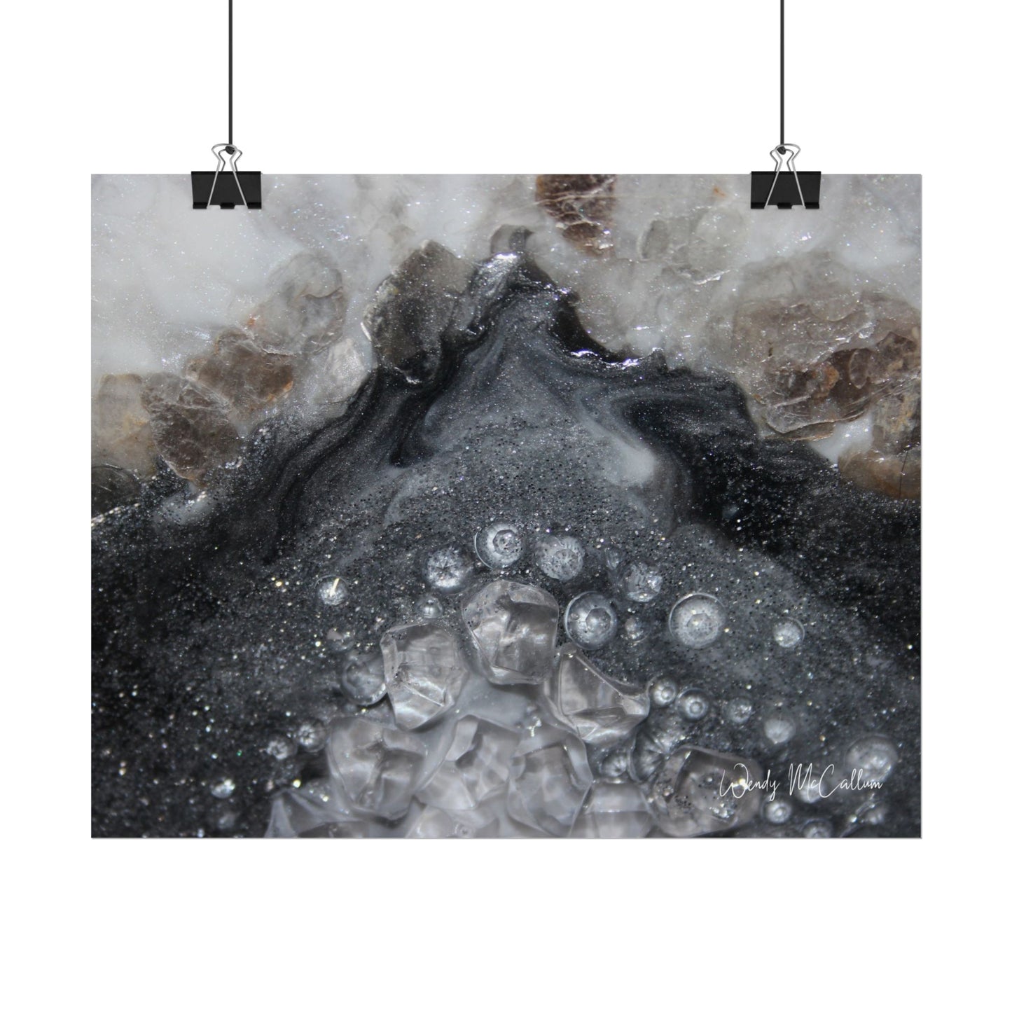 Grey Moonstone Fine Art Print - Elegance