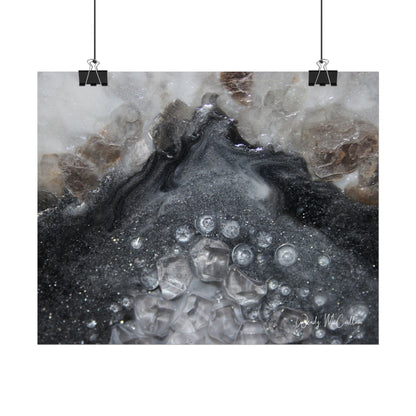 Grey Moonstone Fine Art Print - Elegance