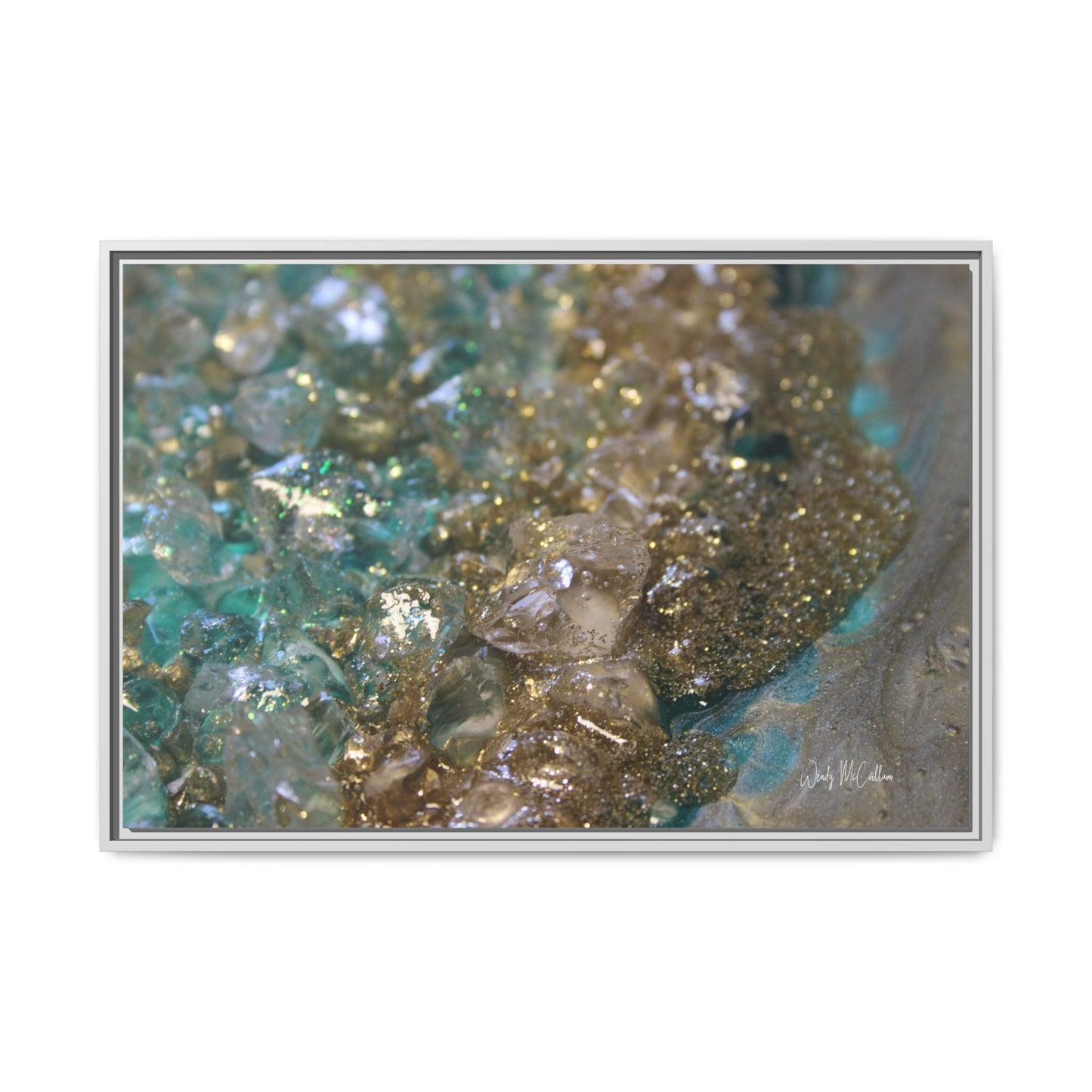 Dioptase Framed Print - Opulence