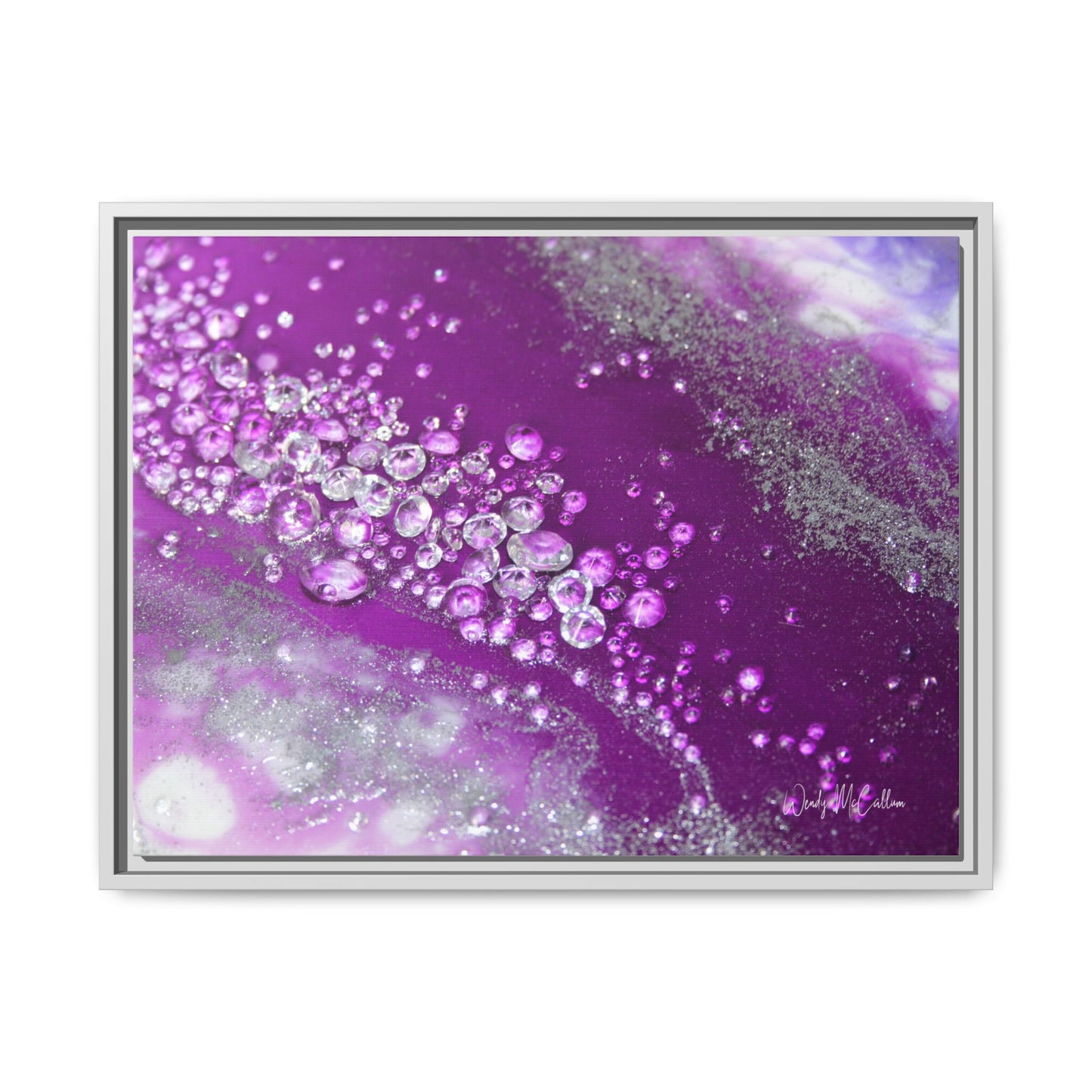 Amethyst Dreams Framed Print - Grace
