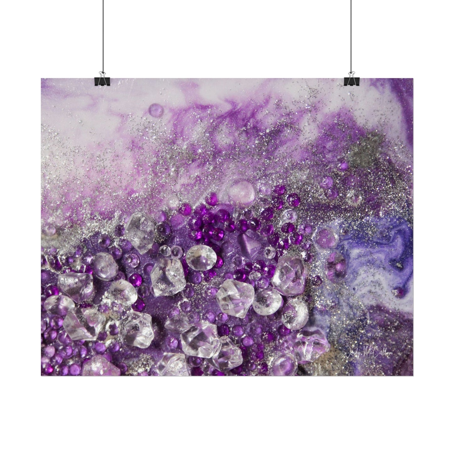 Amethyst Dreams Fine Art Print - Elegance