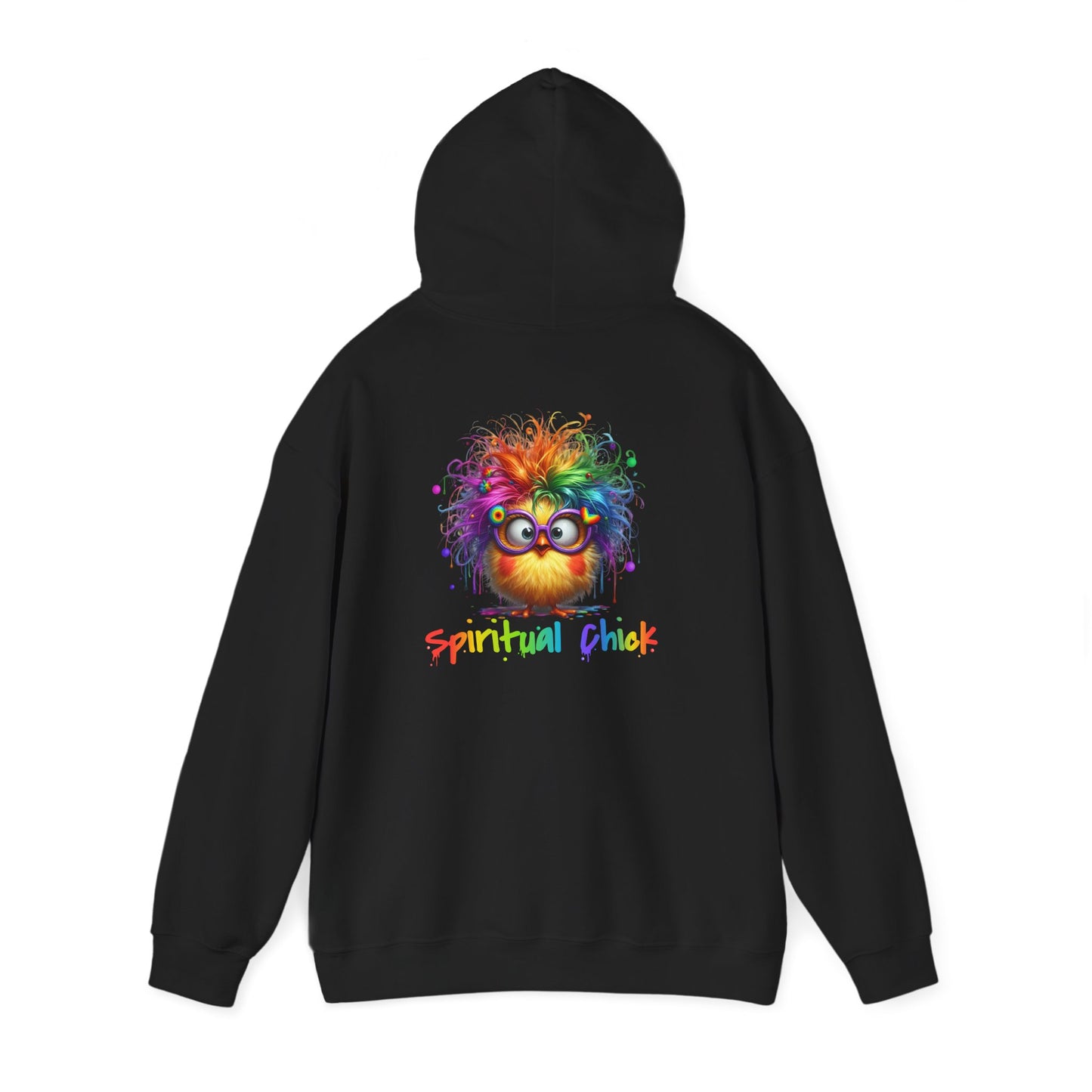 Spiritual Chick – Cute High-Vibe Rainbow Hoodie