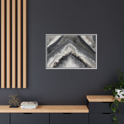 Grey Moonstone Framed Print - Splendour