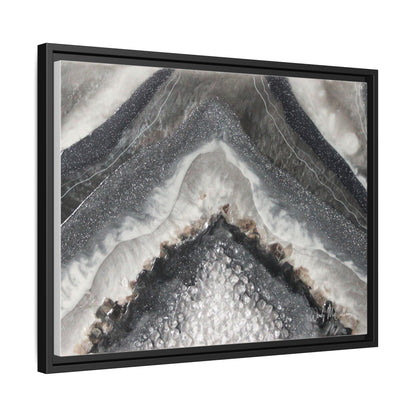 Grey Moonstone Framed Print - Splendour