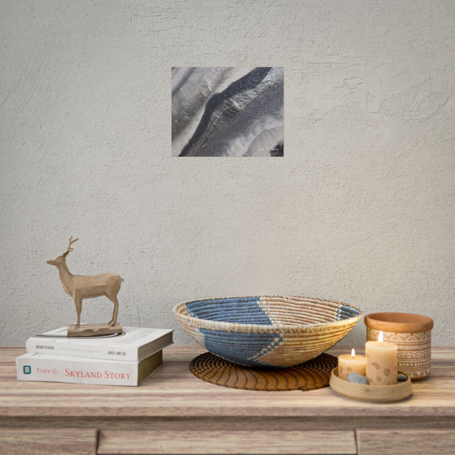Grey Moonstone Fine Art Print - Grace