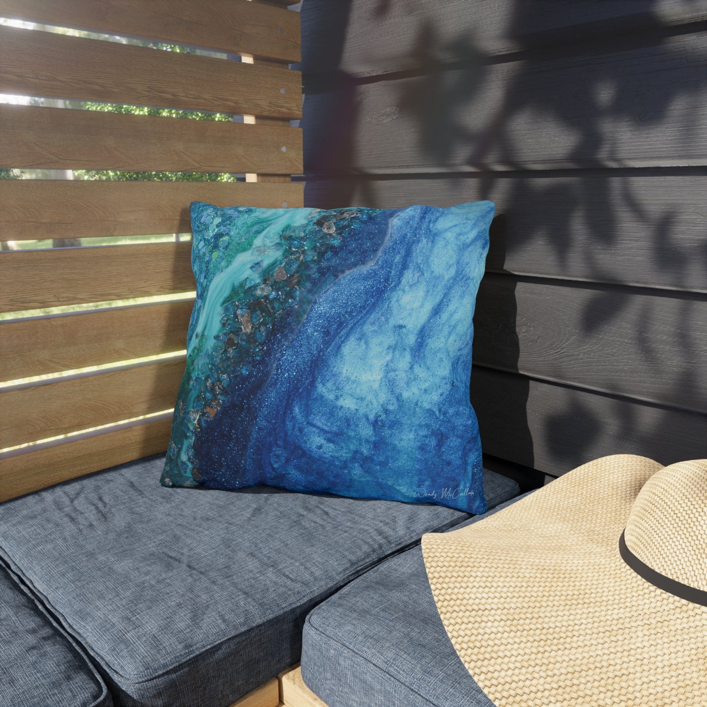 Elucidation Opulence Outdoor Pillow - Patio Cushion