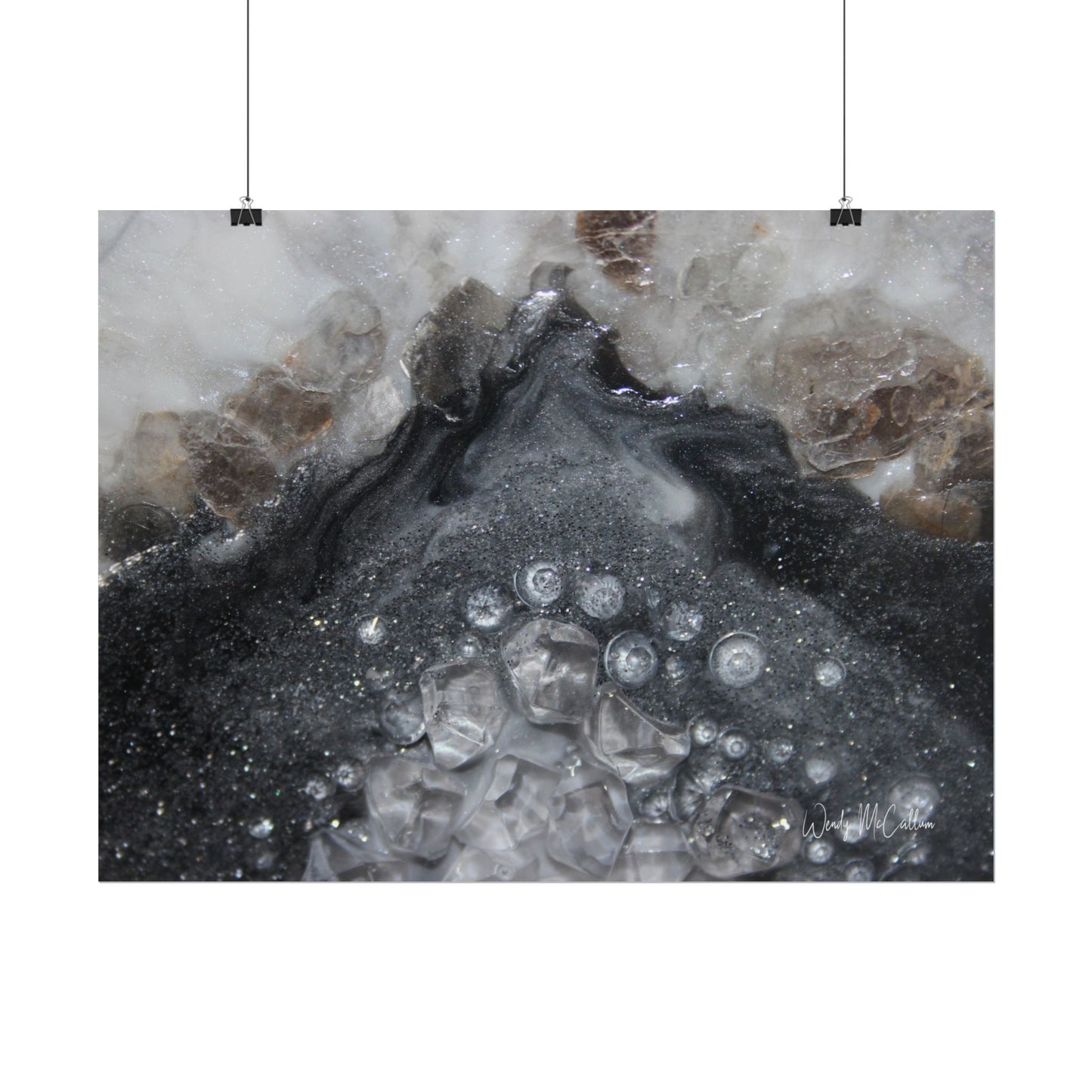Grey Moonstone Fine Art Print - Elegance