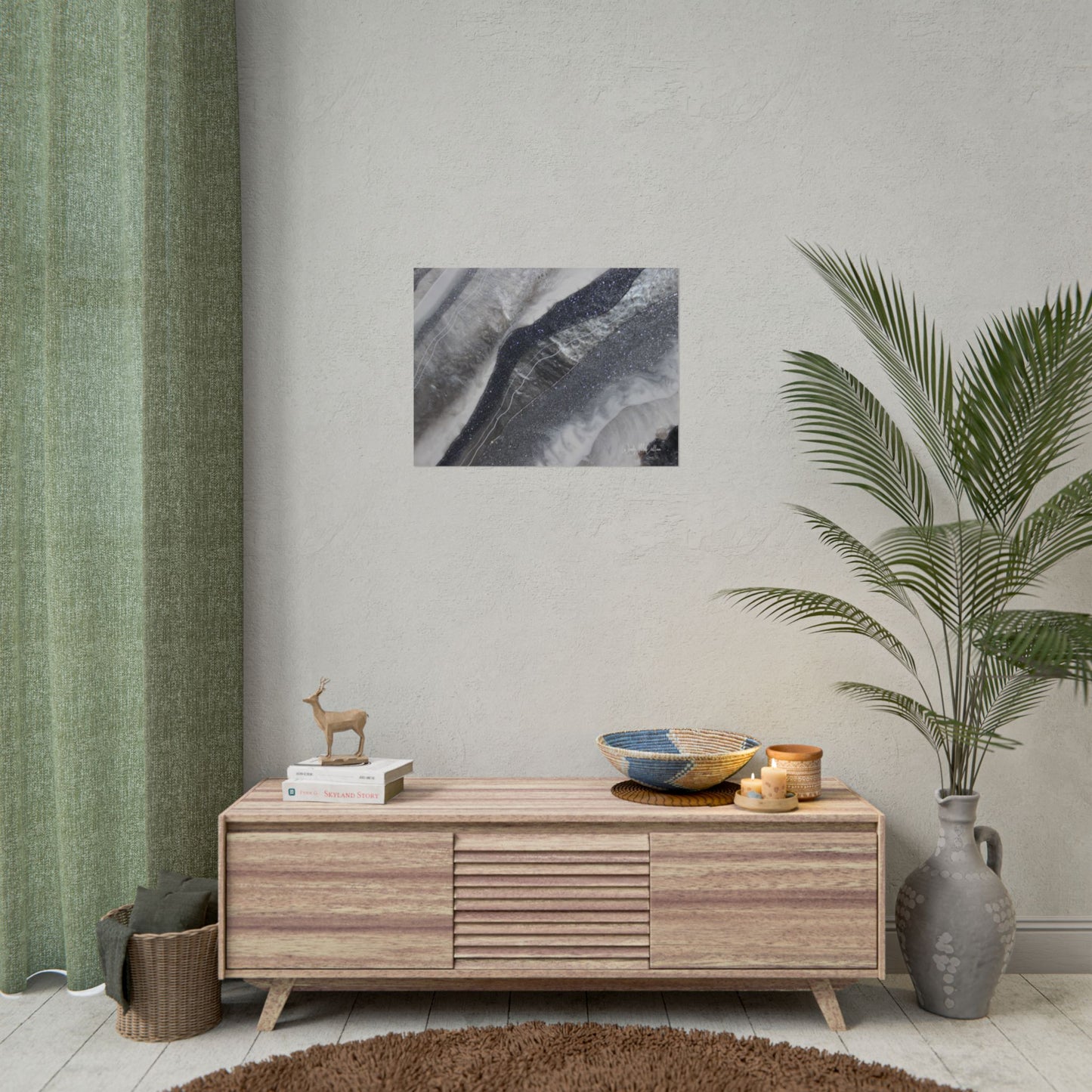 Grey Moonstone Fine Art Print - Grace
