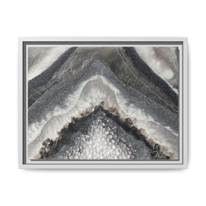 Grey Moonstone Framed Print - Splendour