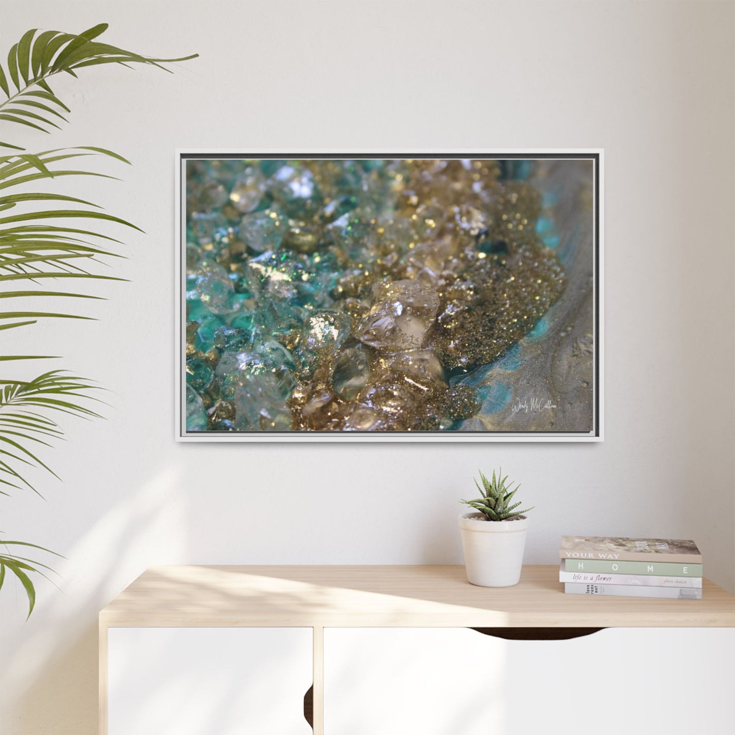 Dioptase Framed Print - Opulence