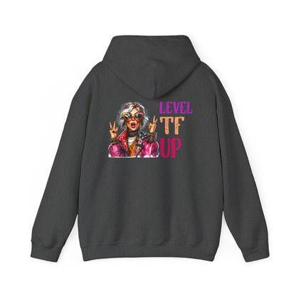 LEVEL TF UP – Sassy Empowerment Hoodie