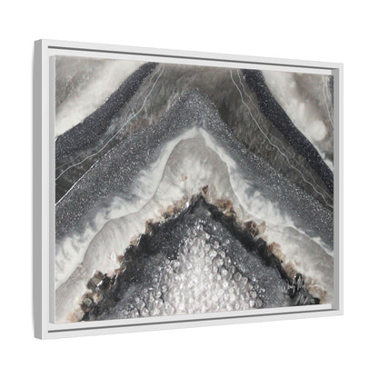 Grey Moonstone Framed Print - Splendour
